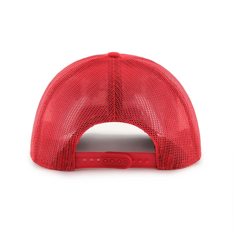 Casquette ajustable Hardline Trucker Red Cincinnati Reds '47 pour homme