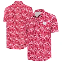 Chemise boutonnée Antigua Red Cincinnati Reds Resort pour homme