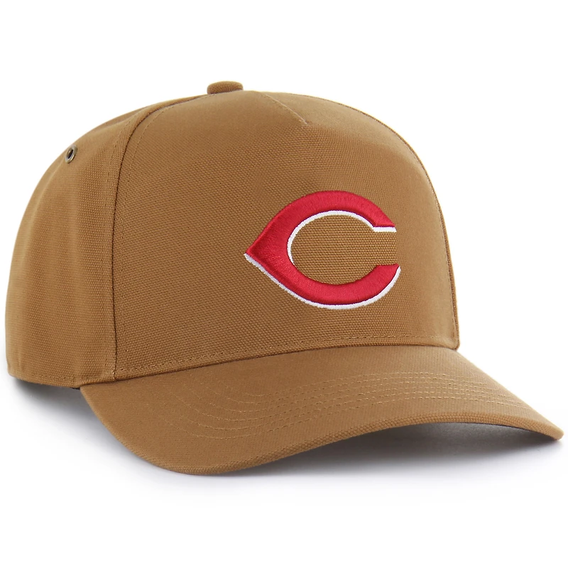 Men's Carhartt x '47  Brown Cincinnati Reds Hitch Adjustable Hat