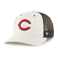 Casquette trucker ajustable Carhartt x '47 pour homme, couleur naturelle/marron
