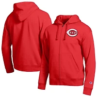 Men's Champion Red Cincinnati Reds All-Star Full-Zip Hoodie