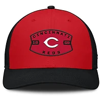 Casquette ajustable rouge/noire Cincinnati Reds Fanatics pour homme
