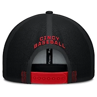 Casquette ajustable rouge/noire Cincinnati Reds Fanatics pour homme