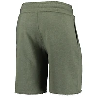 Concepts Sport Heathered Olive Cincinnati Reds Mainstream Tri-Blend Short pour homme