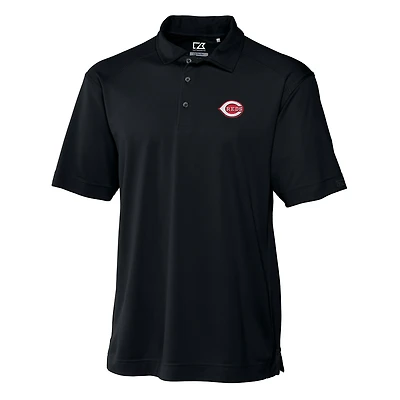 Polo DryTec Genre pour homme, noir, Cincinnati Reds, coupe grande et taille