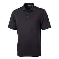 Polo homme Cutter & Buck noir Cincinnati Reds City Connect Virtue Eco Pique recyclé grande taille