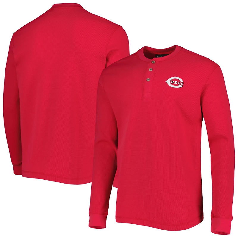 T-shirt à manches longues rouge Dunbrooke Cincinnati Reds pour homme Maverick