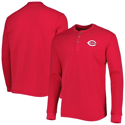 T-shirt à manches longues rouge Dunbrooke Cincinnati Reds pour homme Maverick