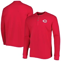 T-shirt à manches longues rouge Dunbrooke Cincinnati Reds pour homme Maverick