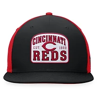 Casquette Snapback Cycle Cincinnati Reds Fanatics noir/rouge pour hommes