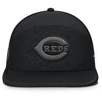 Casquette Snapback Platoon Fanatics noire pour homme des Reds de Cincinnati