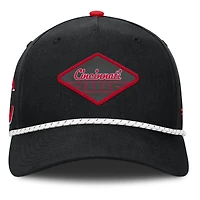 Casquette ajustable à deux coutures Fanatics noire pour homme, Cincinnati Reds