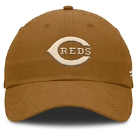 Men's Fanatics Brown Cincinnati Reds Act Natural Chopper Adjustable Hat