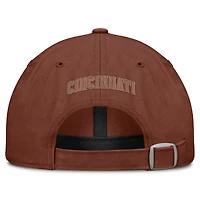 Casquette ajustable Fanatics marron Cincinnati Reds pour homme
