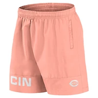 Short de bain Fanatics Coral Cincinnati Reds Elements pour hommes