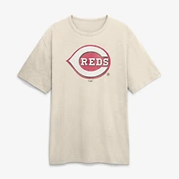 Men's Fanatics Cream Cincinnati Reds Stadium Slub T-Shirt