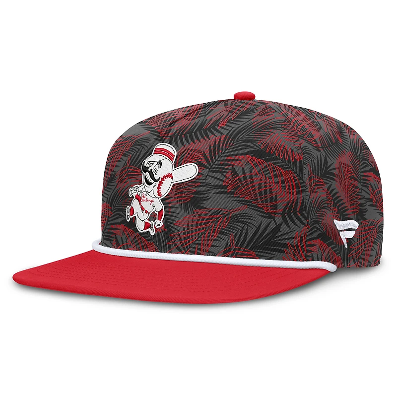 Men's Fanatics Gray/Red Cincinnati Reds Spring Training Moon Golfer Adjustable Hat