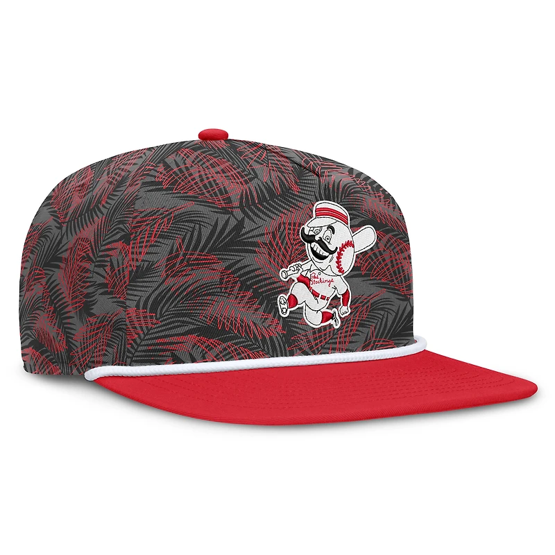 Men's Fanatics Gray/Red Cincinnati Reds Spring Training Moon Golfer Adjustable Hat