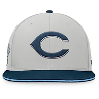 Casquette snapback grise Fanatics des Cincinnati Reds pour homme
