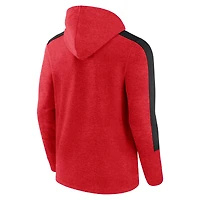 Sweat à capuche zippé en polaire Cincinnati Reds Gains de Fanatics pour homme