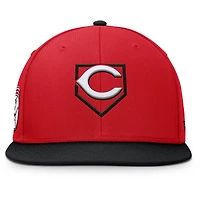 Men's Fanatics Red/Black Cincinnati Reds Batter's Box Snapback Hat