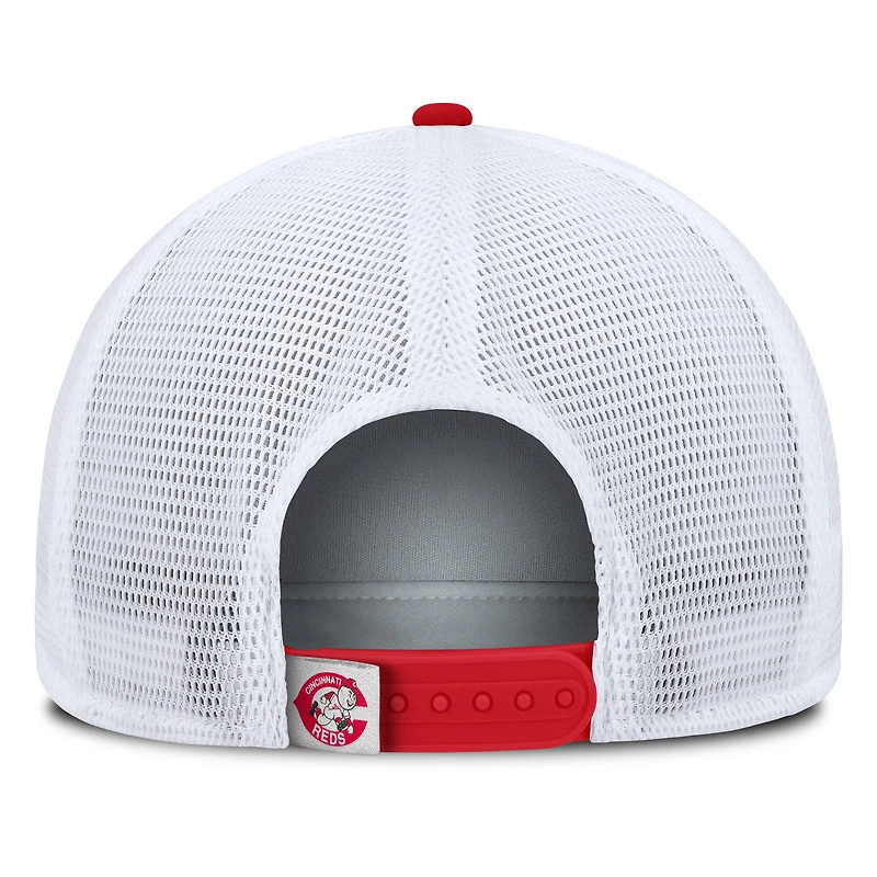 Casquette snapback rouge et blanche Cincinnati Reds pour homme de Fanatics