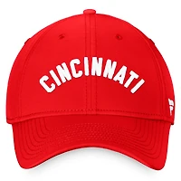 Casquette Fanatics Red Cincinnati Reds Cooperstown Core Flex pour hommes