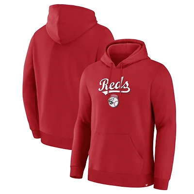 Men's Fanatics Red Cincinnati Reds Lock-Up Legacy Hoodie