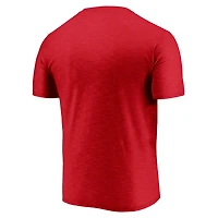 Men's Fanatics Red Cincinnati Reds Primary Pill Space Dye T-Shirt