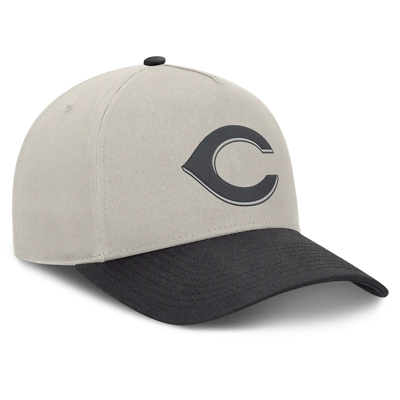 Casquette ajustable Wonder A-Frame Fanatics Stone/Graphite Cincinnati Reds pour homme