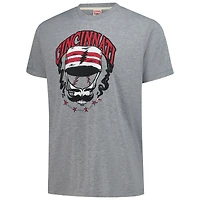T-shirt gris hommage pour homme Grateful Dead Tri-Blend des Cincinnati Reds