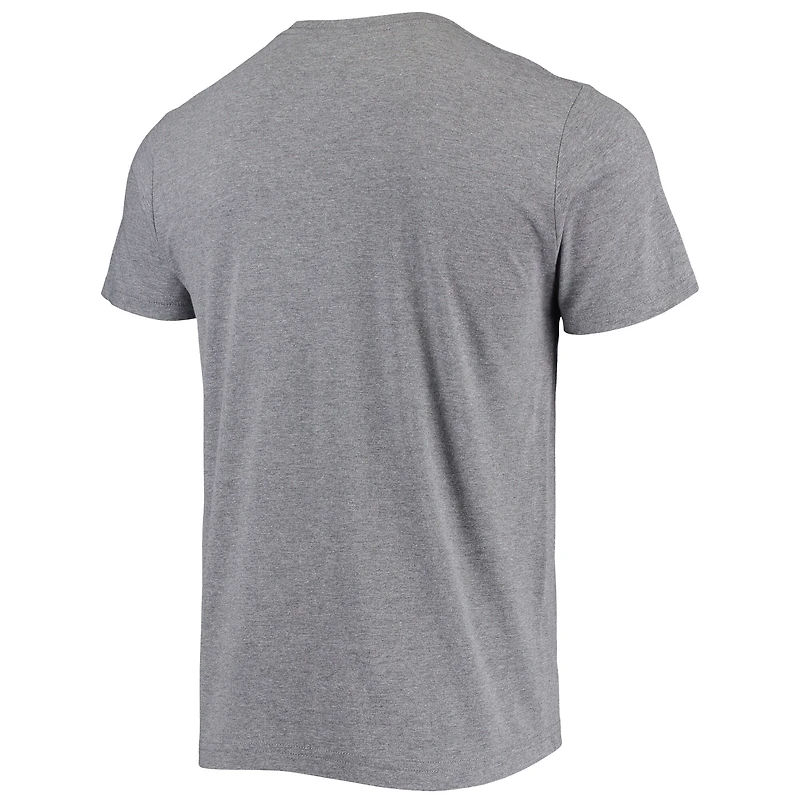 T-shirt Hyper Local Tri-Blend Homme Homage Gris Chiné Cincinnati Reds