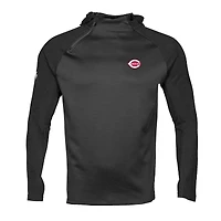 Men's Levelwear  Black Cincinnati Reds Ascent Insignia 2.0 Pullover Hoodie