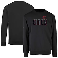 Men's Levelwear Black Cincinnati Reds City Connect Zane Core Logo Pullover Sweatshirt