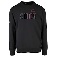Sweat-shirt à capuche noir Cincinnati Reds City Connect Zane Core Logo pour homme Levelwear