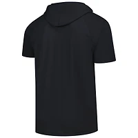 Men's Levelwear Black Cincinnati Reds Phase Vanguard Hoodie T-Shirt