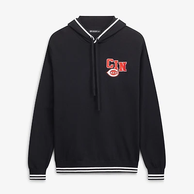 Men's Levelwear  Black Cincinnati Reds Sportsman Hoodie