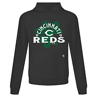 Sweat à capuche noir pour homme Cincinnati Reds St. Patrick's Day Relay Shamrock