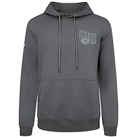 Men's Levelwear Gray Cincinnati Reds Podium Grain Pullover Hoodie
