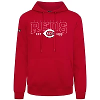 Sweat à capuche rouge Levelwear pour homme des Reds de Cincinnati Accolade Podium Textbook