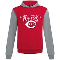 Men's Levelwear Red Cincinnati Reds Accolade Ultimate Mission Pullover Hoodie