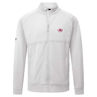 Men's Levelwear  White Cincinnati Reds Form Insignia 2.0 Full-Zip Jacket