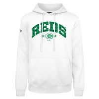 Men's Levelwear  White Cincinnati Reds St. Patrick's Day Podium Plaid Pullover Hoodie