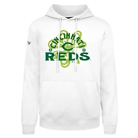 Sweat à capuche blanc pour homme Cincinnati Reds St. Patrick's Day Podium Shamrock