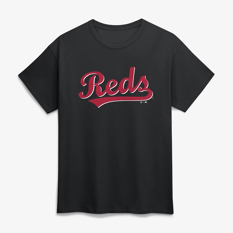 Men's Logo Athletic Cincinnati Reds Wordmark T-Shirt