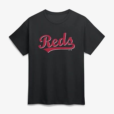 Men's Logo Athletic Red Cincinnati Reds Wordmark T-Shirt
