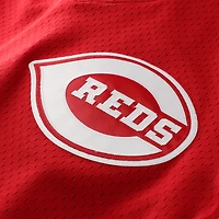Maillot d'entraînement authentique Mitchell & Ness Barry Larkin rouge des Reds de Cincinnati pour homme