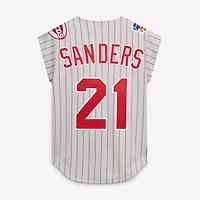Maillot authentique Mitchell & Ness Deion Sanders gris des Reds de Cincinnati 1997 pour homme