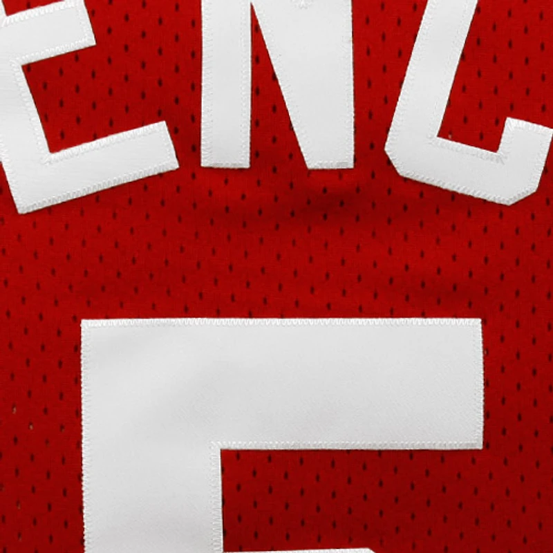 Mitchell & Ness Johnny Bench Rouge Cincinnati Reds 1983 Authentique Maillot d'entraînement au bâton en maille de la collection Cooperstown pour hommes