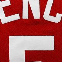 Mitchell & Ness Johnny Bench Rouge Cincinnati Reds 1983 Authentique Maillot d'entraînement au bâton en maille de la collection Cooperstown pour hommes
